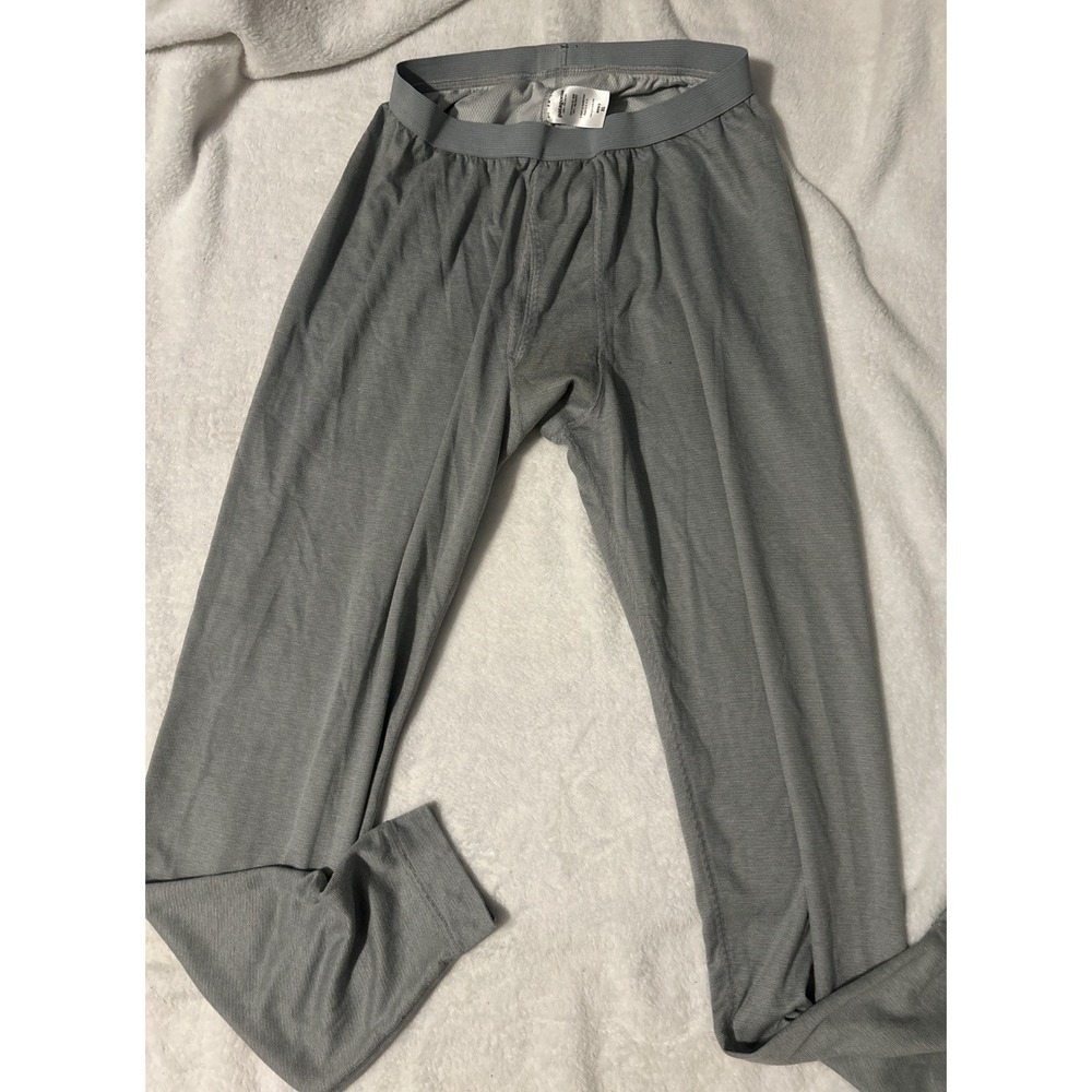 Patagonia Mens XL Grey Base Layer Thermal Pants Fleece Capilene